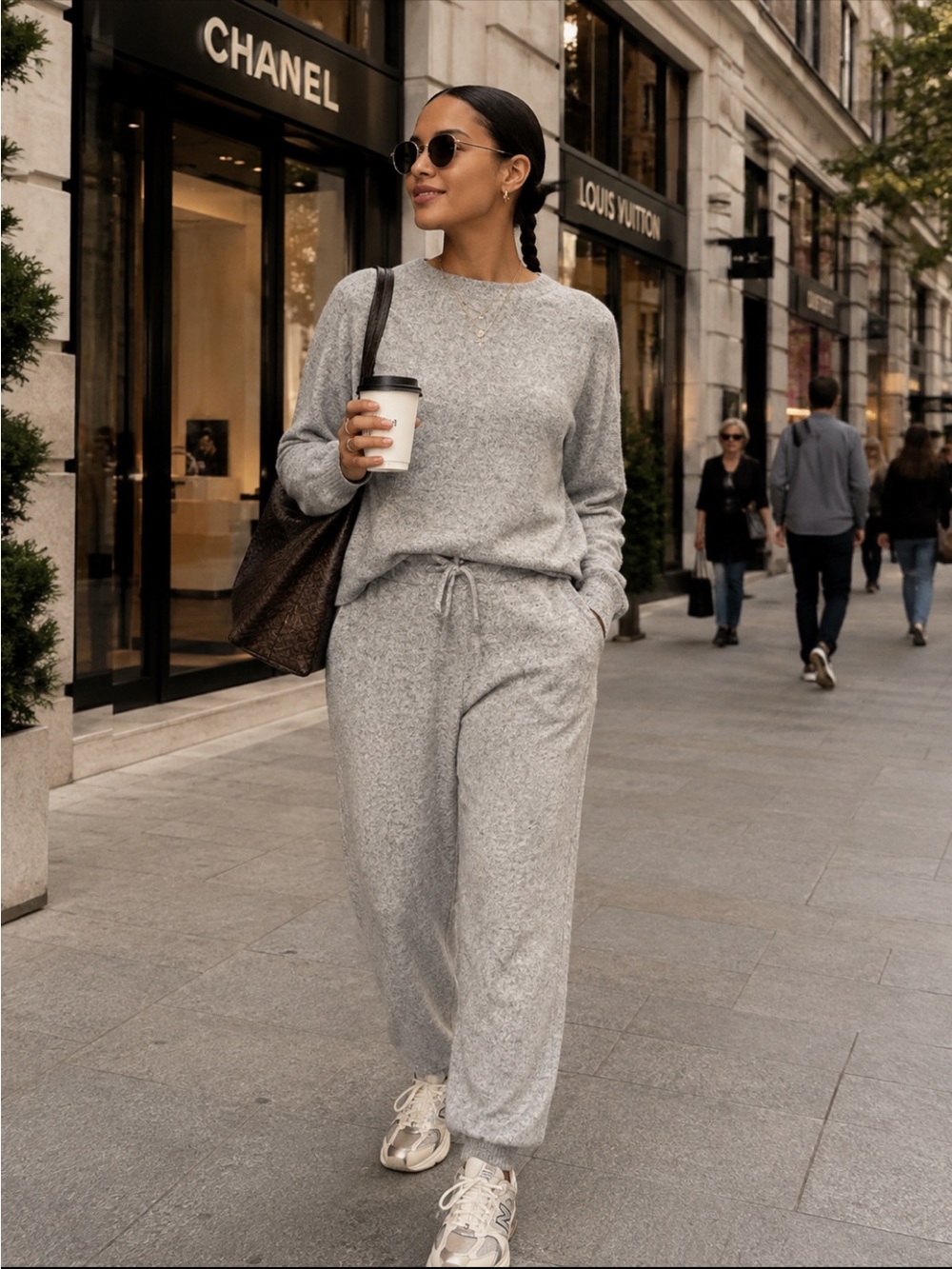 TopShop Gray Marled Super Soft Sweatshirt NWT